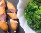 カレー味＊ウィンナーとブロッコリー作り方1写真