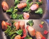 カレー味＊ウィンナーとブロッコリー作り方3写真