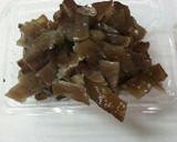 豚肉ときくらげのオイスターソース炒め作り方1写真