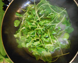 つまみ菜の卵とじ作り方3写真
