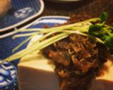 焦がし醤油とニンニクソース豆腐かけ作り方5写真