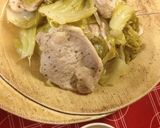 簡単♡春キャベツと豚ロースの白ワイン蒸し作り方6写真