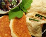 大葉にんにく醤油DE餃子パン♪作り方8写真