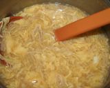 ♡卵・えのき・レタスのトロリ中華スープ♡作り方6写真