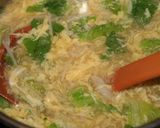♡卵・えのき・レタスのトロリ中華スープ♡作り方8写真