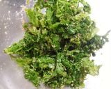 わさび菜とカリカリうす揚げのマヨポンあえ作り方2写真