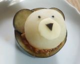 クマさん 茄子ポテトのミートソース味で作り方4写真