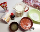 ミルキーな * いちごみるくぷりん♡ *作り方1写真