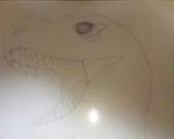 キャラ弁 ティラノサウルス編作り方1写真