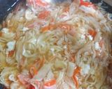 蟹と白い餡かけ豆腐 ゆず胡椒風味作り方1写真