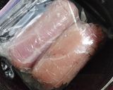 しっとりな鶏胸肉ロール柚子胡椒マヨソース作り方5写真