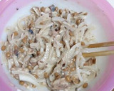 サバ缶と納豆と新玉ねぎのシャキネバ和え♪作り方2写真