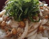 サバ缶と納豆と新玉ねぎのシャキネバ和え♪作り方4写真