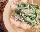 鶏むね肉と水菜のみぞれうどん作り方7写真