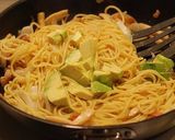 めんつゆで♬きのこアボカドパスタ作り方3写真