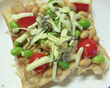 お豆たっぷり✫目覚めの和トースト作り方4写真