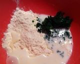 ＊卵なし＊ほうれん草チーズパンケーキ作り方1写真