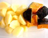 鶏モモのゴロゴロ野菜トマトソース作り方1写真