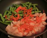 さやいんげんと鶏胸肉の紅生姜炒め作り方6写真