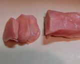 さやいんげんと鶏胸肉の紅生姜炒め作り方1写真