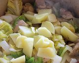 キャベツと鶏肉マスタードクリームソース作り方11写真