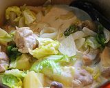キャベツと鶏肉マスタードクリームソース作り方12写真