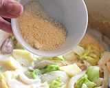 キャベツと鶏肉マスタードクリームソース作り方14写真