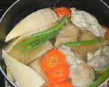 筍と鶏もも肉の煮物作り方3写真