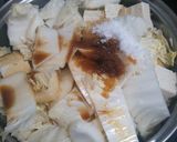 白菜と厚揚げの煮物☆作り方3写真