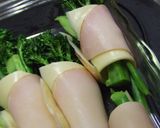 足長ブロッコリーのチーズ焼き作り方4写真