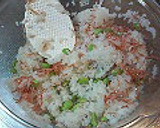 夏メシ　*枝豆と桜海老のおむすび*作り方3写真