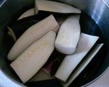 冷んやりおいしい♪茄子のゴマソースあえ作り方1写真