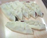 焼き豚でチーズ餃子★☆★作り方3写真