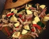 ズッキーニと彩り野菜のアンチョビパスタ作り方6写真