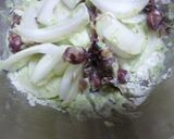 ほたるいかと新玉ねぎのかき揚げ作り方4写真