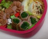 お弁当♥ほうれん草くるくるベーコン巻き作り方5写真