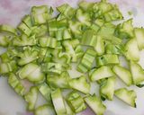干椎茸とブロッコリーの茎のエコ煮物作り方2写真