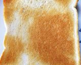 簡単朝食☆ハム＆チーズトースト作り方1写真