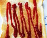 簡単朝食☆ハム＆チーズトースト作り方2写真