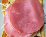 簡単朝食☆ハム＆チーズトースト作り方5写真