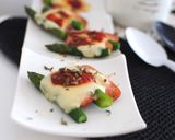 ☆簡単！アスパラのチートマ焼き☆作り方3写真