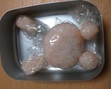 幼稚園 お弁当 キャラ弁*くまちゃん作り方2写真