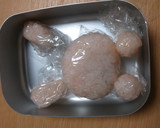 幼稚園 お弁当 キャラ弁*くまちゃん作り方2写真