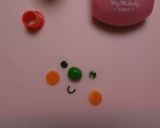 幼稚園 お弁当 キャラ弁*くまちゃん作り方3写真