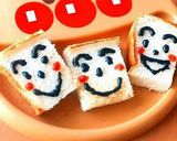 子供喜ぶ☆朝ごはんに簡単しょくぱんまん作り方5写真