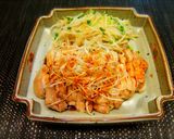 レンジで簡単ノンオイル♪旨辛だれの蒸し鶏作り方7写真