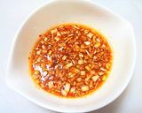 絹ごし豆腐とトマトの香味ソースがけ作り方1写真