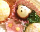クマさん 茄子ポテトのミートソース味で作り方6写真