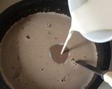 砂糖なしチョコシロップで二層チョコプリン作り方3写真