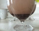 砂糖なしチョコシロップで二層チョコプリン作り方4写真